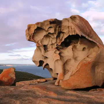 "Located in Flinders Chase National Park, the impressive Remarkable Rocks are a cluster of precariously balanced granite boulders which have been shaped by the erosive forces of wind, sea spray and rain over some 500 million years."
178488085
"Sto...
