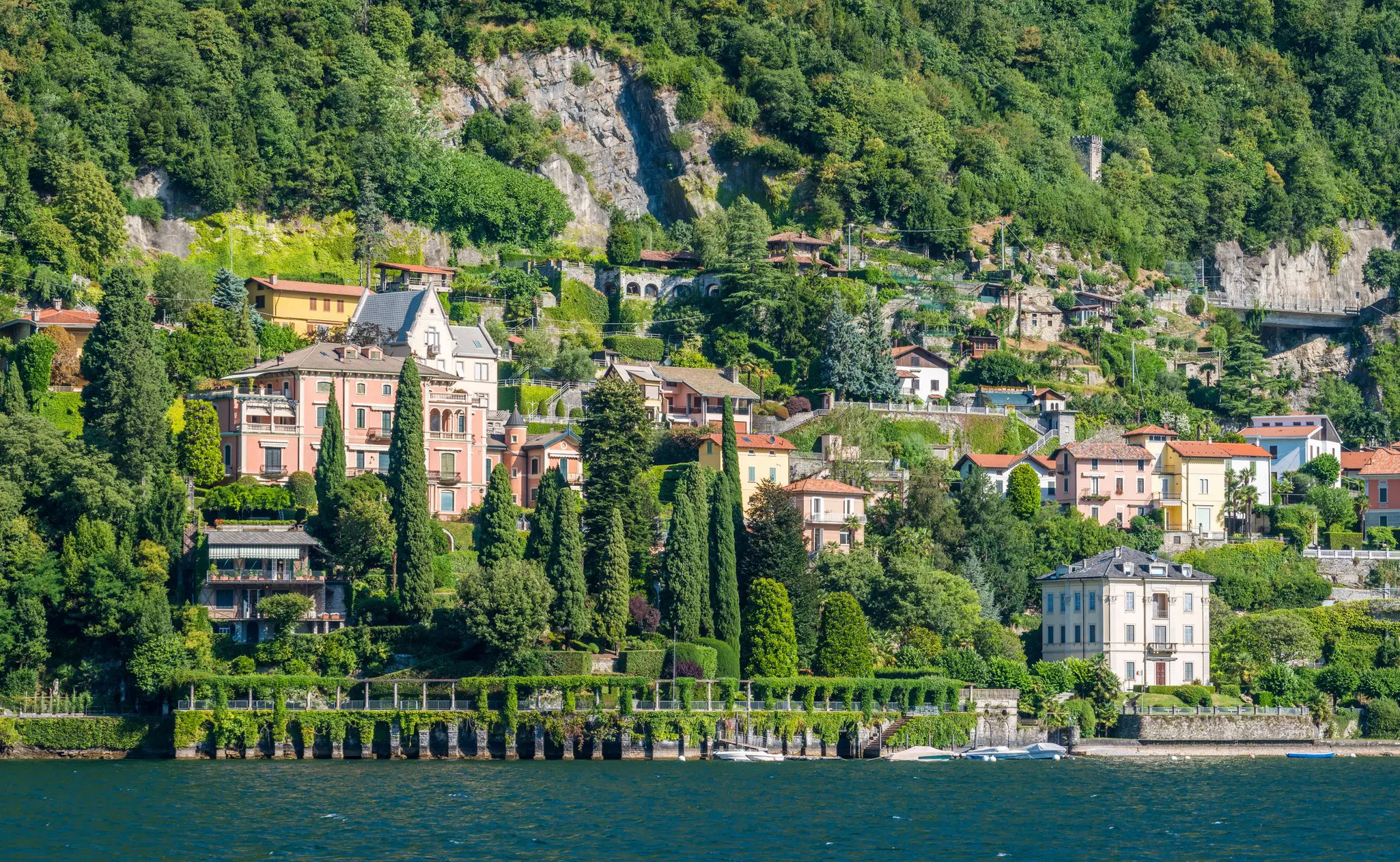 Villa Pizzo on Lake Como was the setting for John Legend and Chrissy Teigen's wedding © e55evu / Getty Images