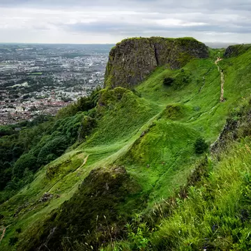 Cave Hill Country Park in Belfast, Northern Ireland.