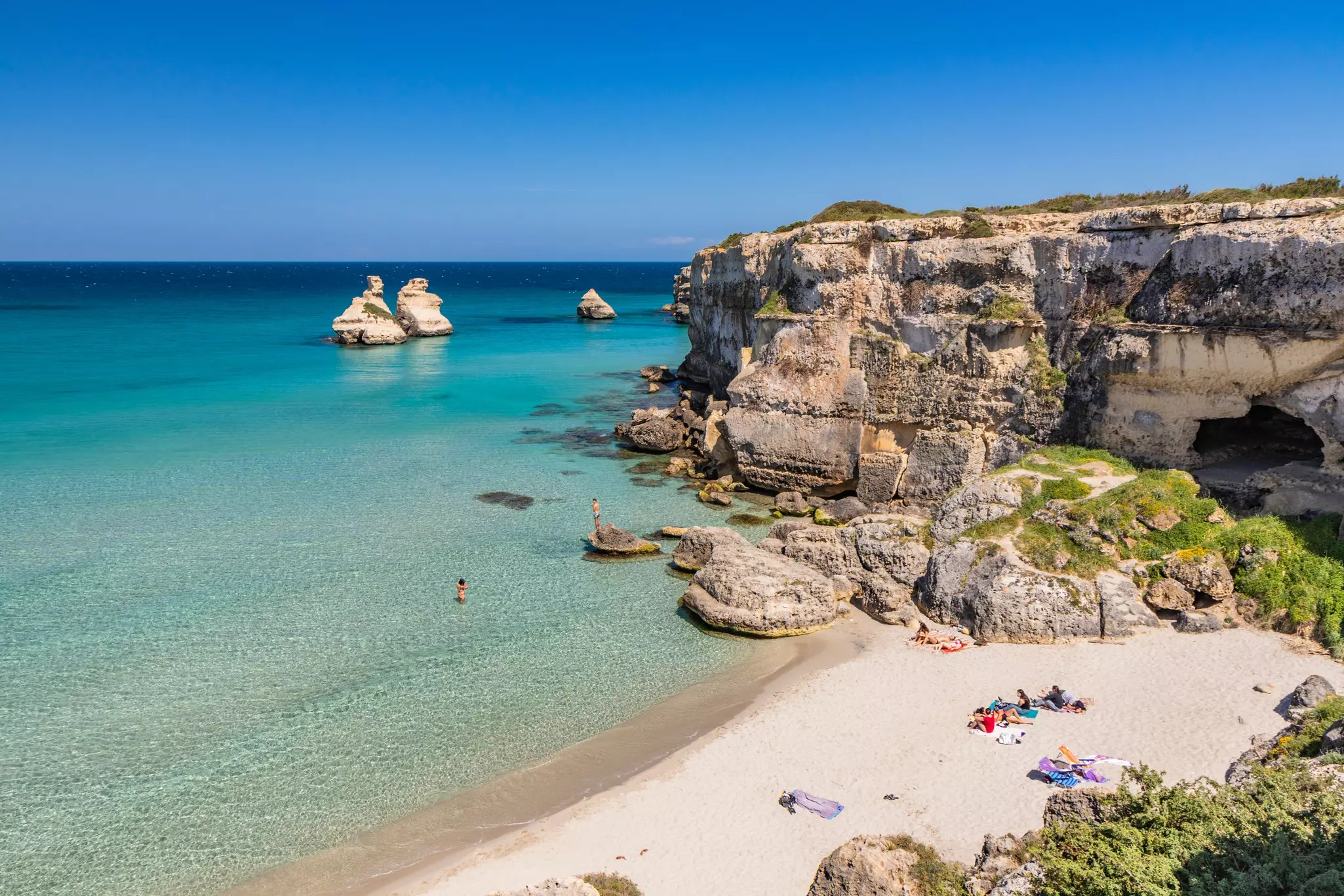 With beautiful beaches and a welcoming local attitude to kids, Puglia is a popular family destination © Ragemax / Shutterstock
