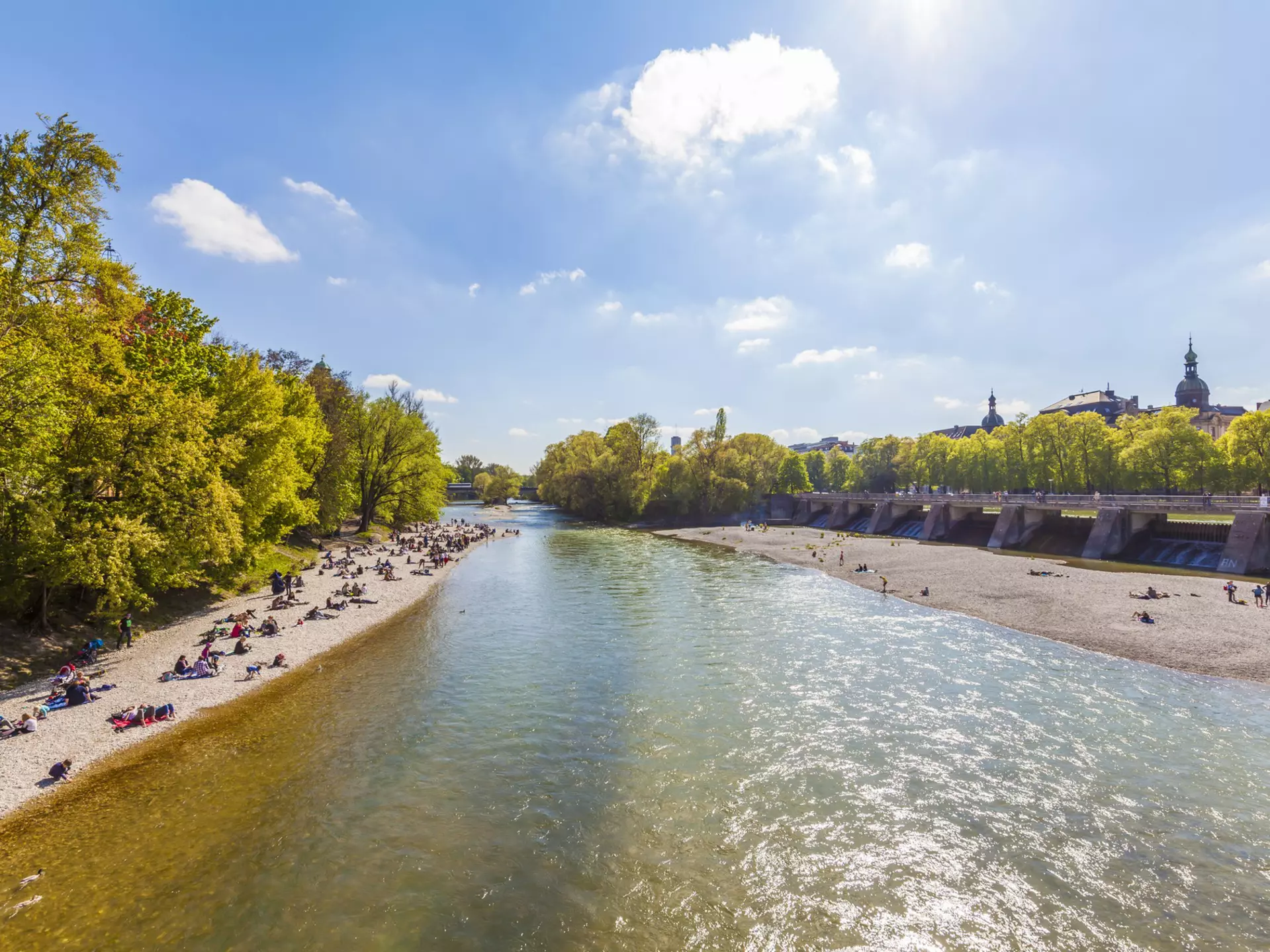 From the beach-like vibe along the Isar to sipping mulled wine in winter, Munich is a great city to visit all year round © Westend61 / Getty Images