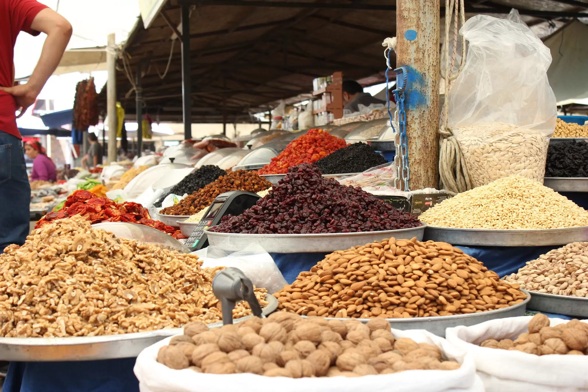 758561801
Abundance; Almond; Choice; Horizontal; Incidental People; Outdoors; Photography; Turkey; Variation; Asia; Bodrum; Food; Food and Drink; For Sale; Freshness; Healthy Eating; Heap; Nut - Food; Color Image; Sack; Walnut; Day; Dried Food; Dried Fruit; Market; Market Stall;
Photo Taken In Bodrum, Turkey