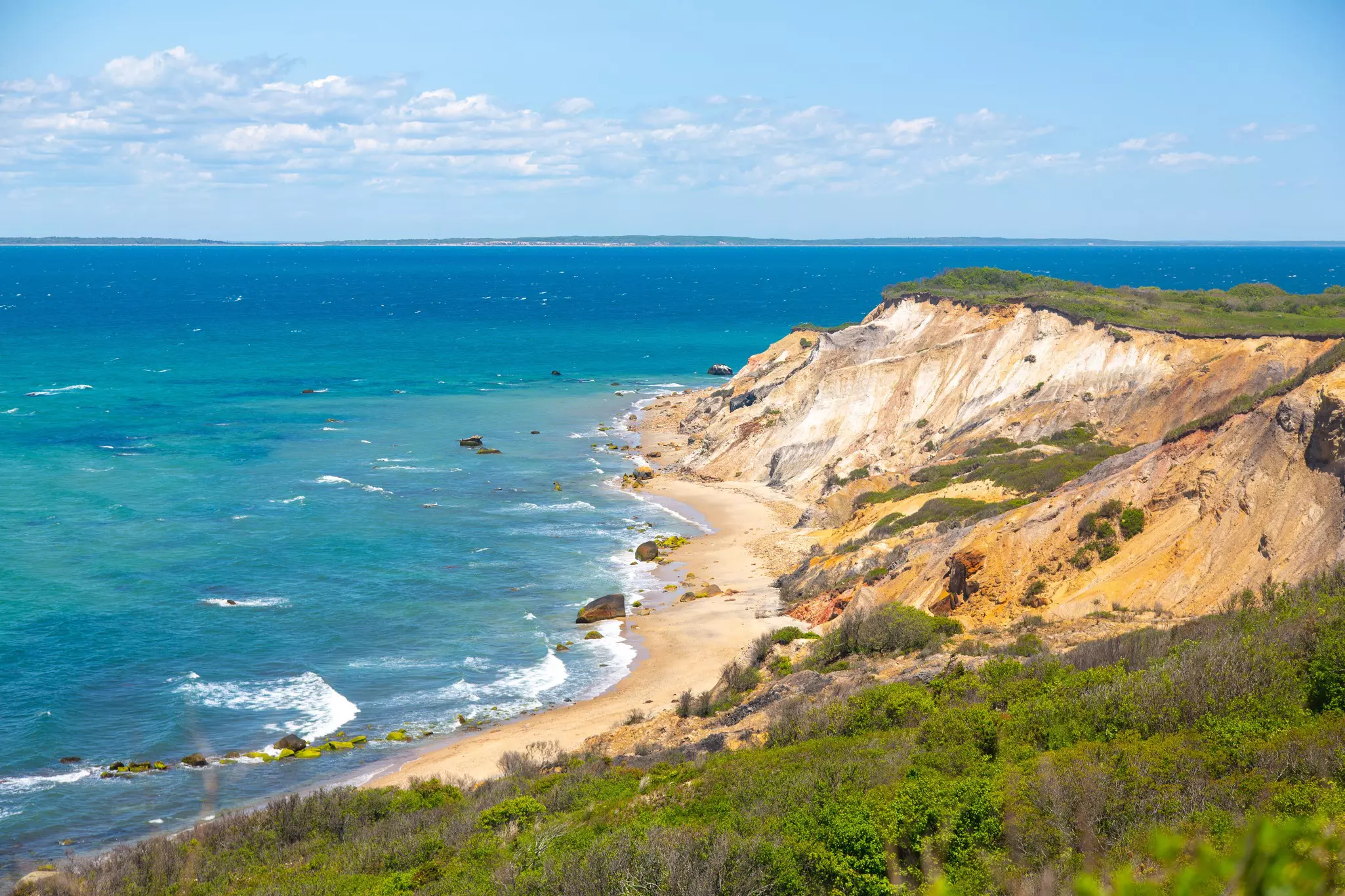 Aquinnah (Gay Head) Cliffs in Martha's Vineyard, MA