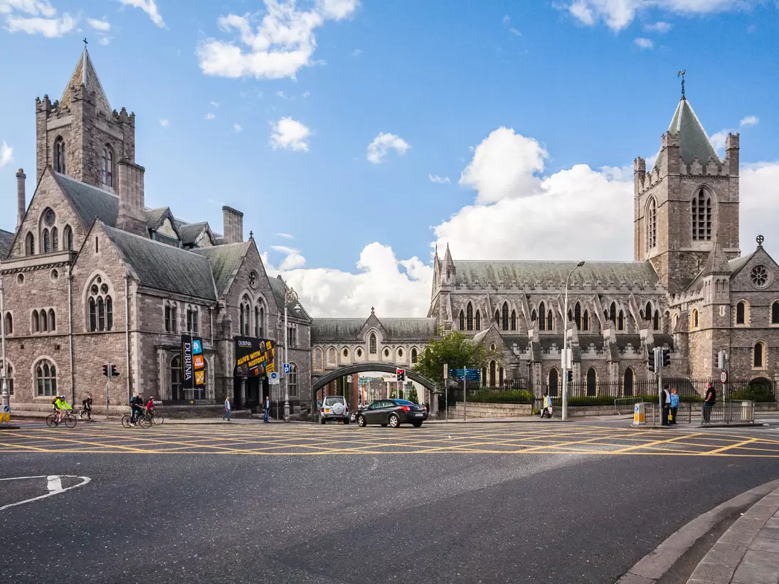 Christchurch Cathedral in Dublin, Ireland