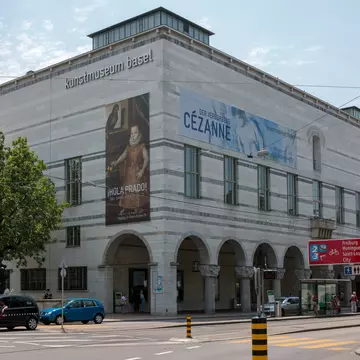 Basel, Switzerland - June 21, 2017: Kunstmuseum Basel houses, is the largest and most significant public art collection in Switzerland, and is listed as a heritage site of national significance