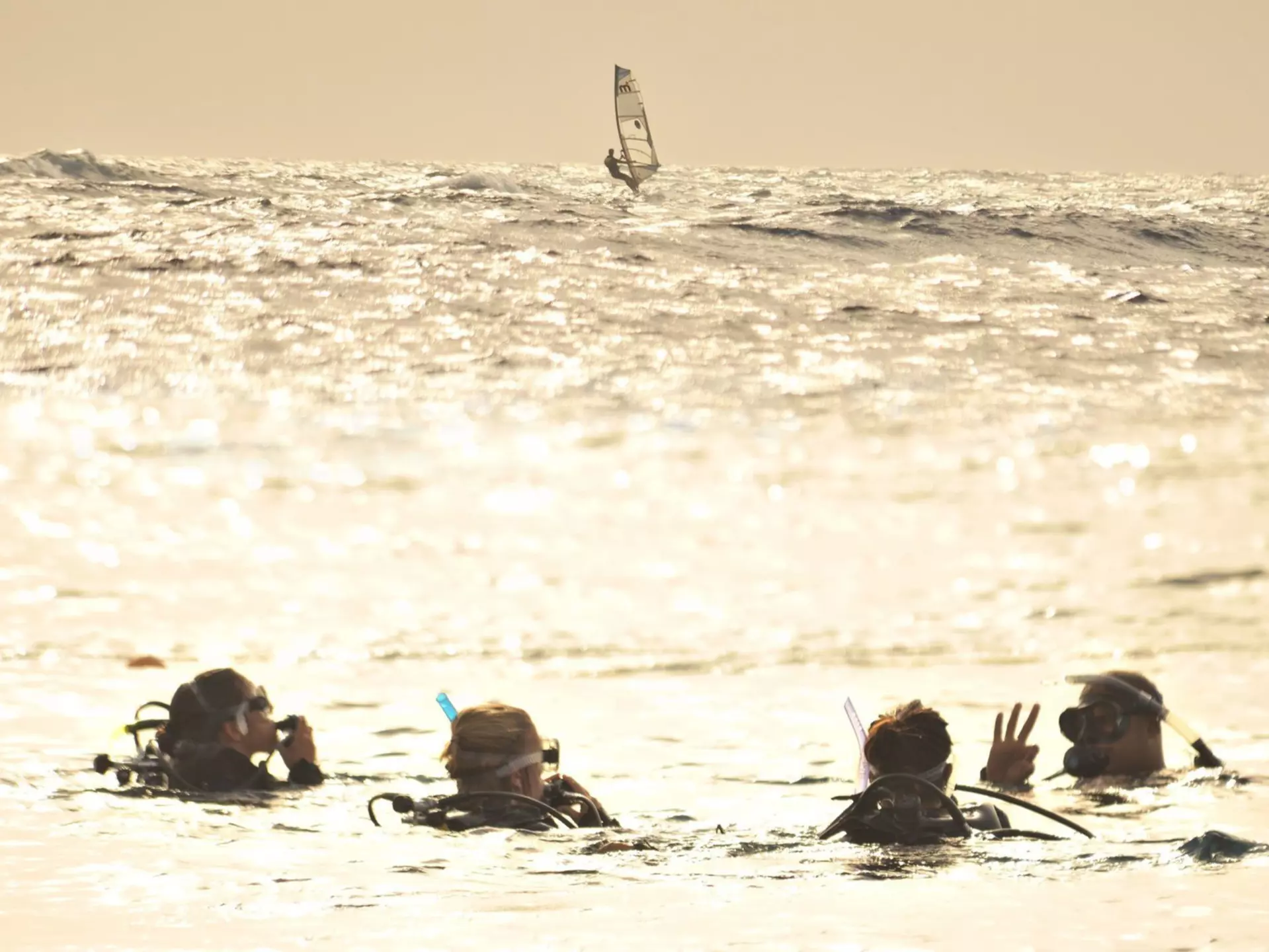 Divers have a lesson in Dahab, one of Egypt's best places to learn to scuba dive. Peter Seaward/Lonely Planet