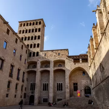 Courtyard of the Barcelona History Museum.