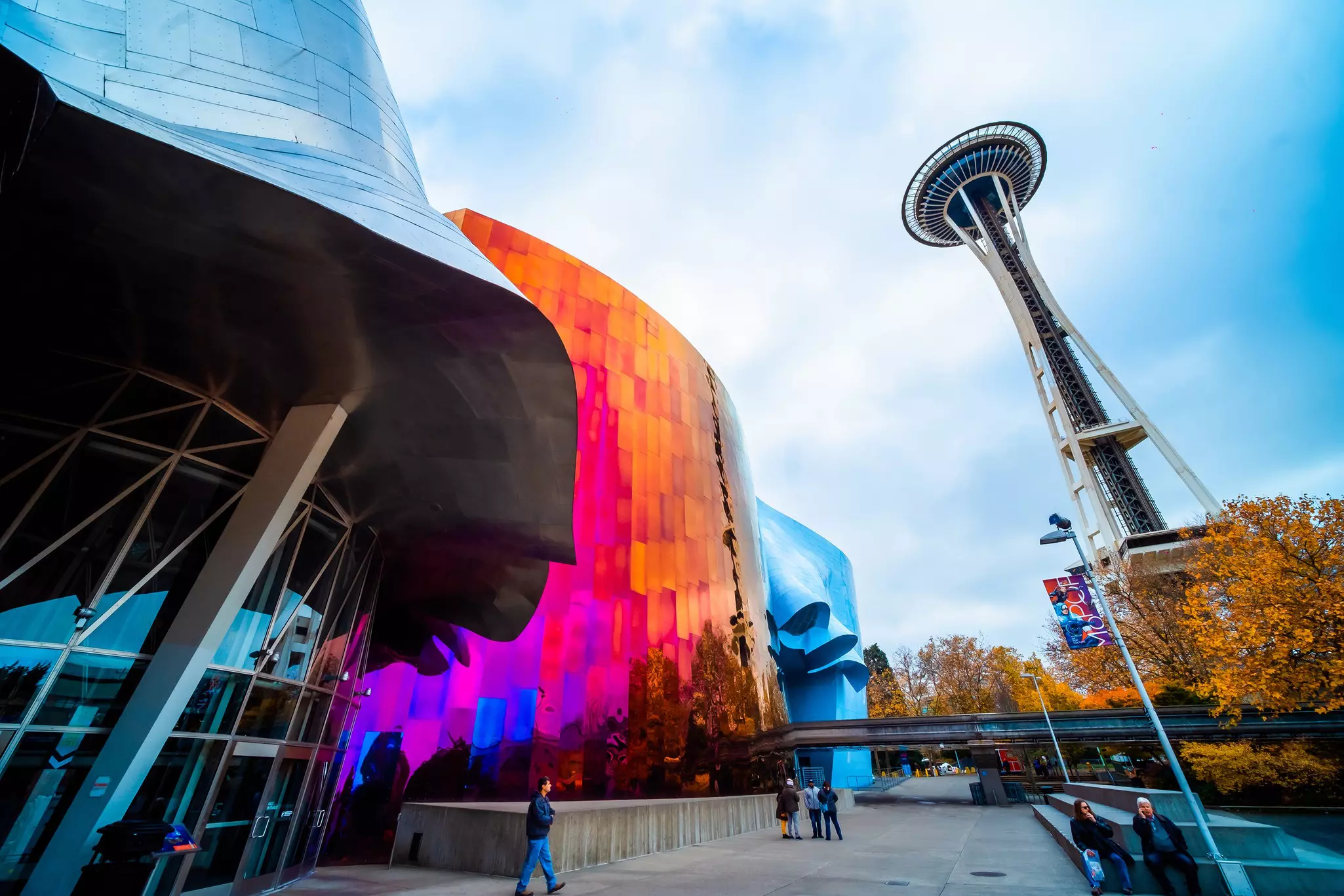 The Museum of Pop Culture, near the Seattle Space Needle, Seattle