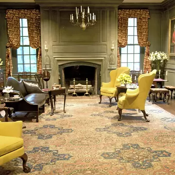 Room with American furniture, former country house of Henry Francis du Pont, Winterthur, Delaware