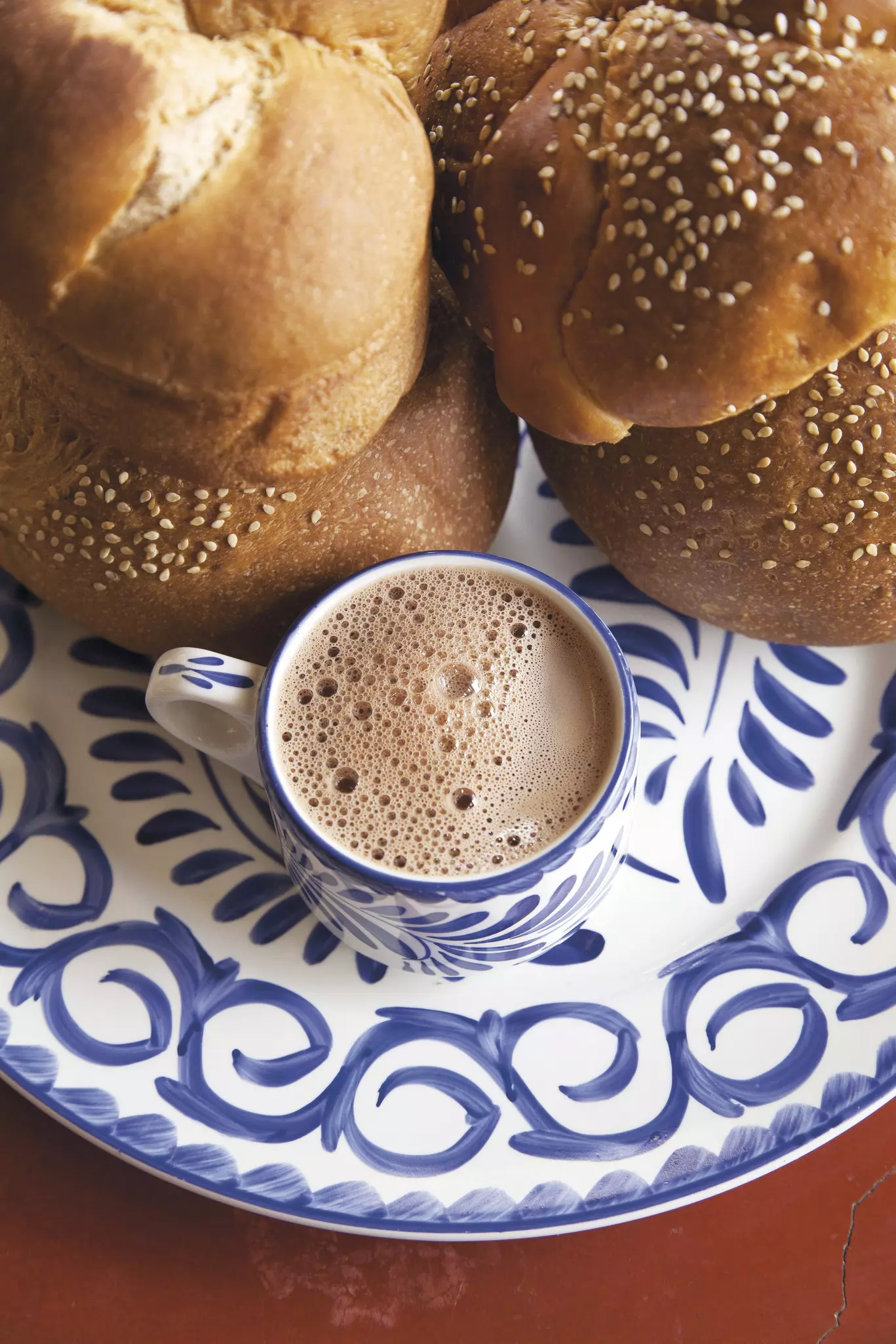 From The Source, Mexico, food
Chocolate oaxaquena (Oaxacan hot chocolate), made at El Sabor Zapoteco cooking school.
