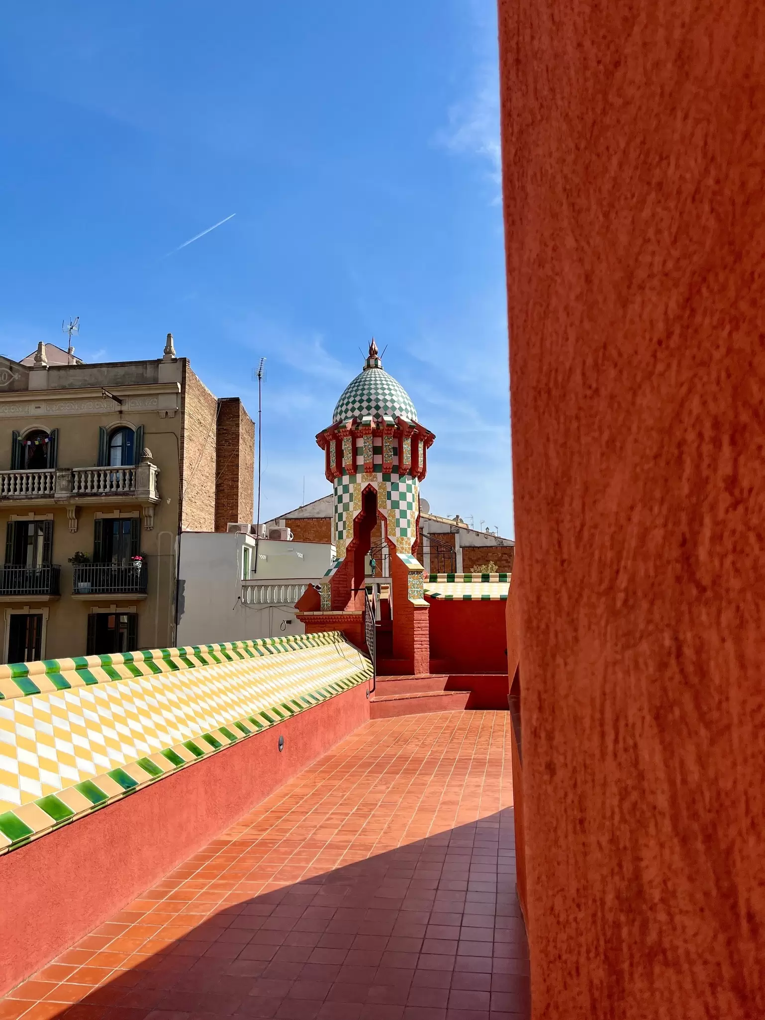 Roof of Casa Vicens, Barcelona.