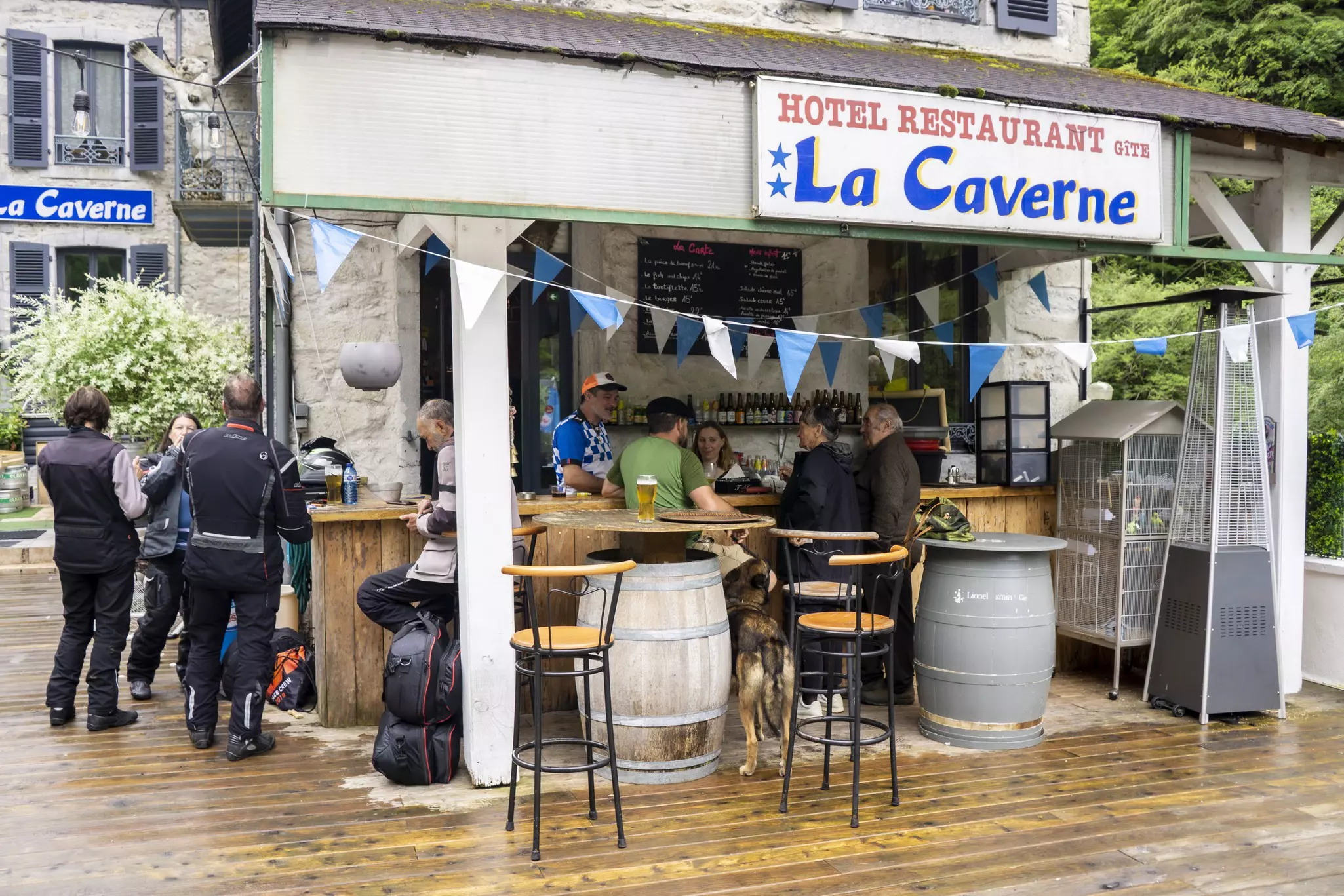 La Caverne was a welcome hub of activity in a remote part of the Pyrenees © Christopher GJ Cooley / Lonely Planet