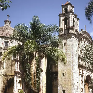 Cathedral during daytime in city of Cuernavaca Mexico