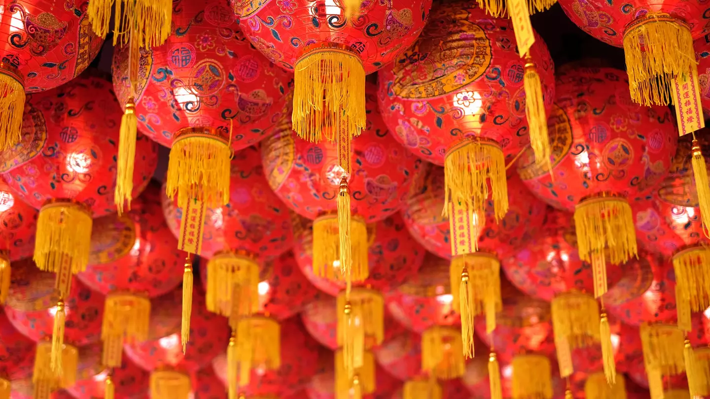 Lanterns in Georgetown, Penang, Malaysia.