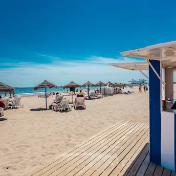 Beach of Valencia, Las Arenas, Spain