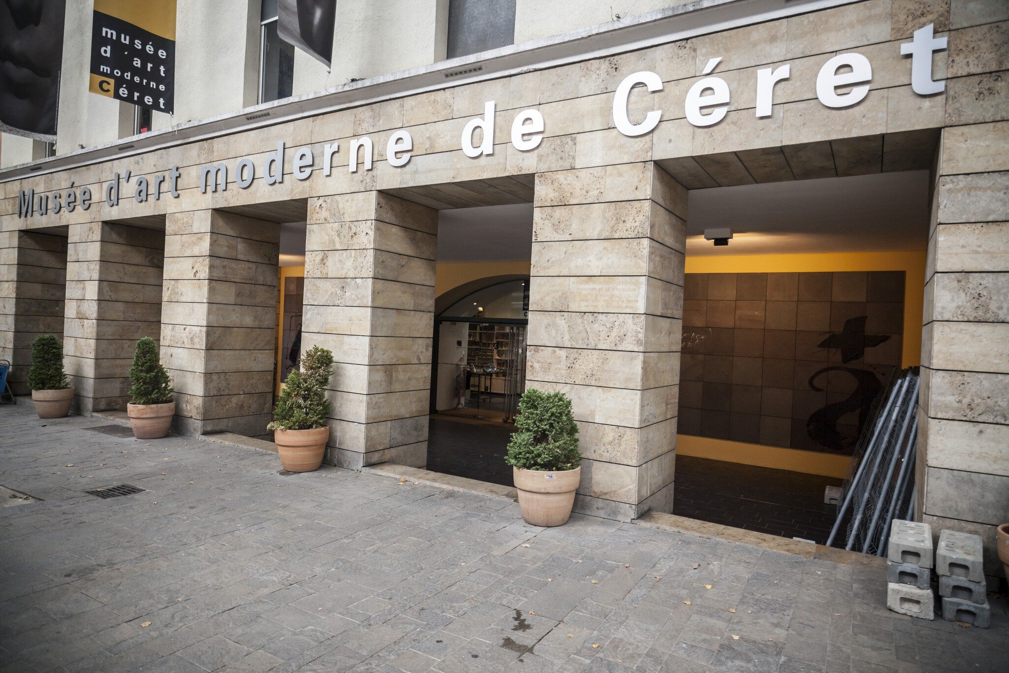 CERET,FRANCE-JULY 8,2015: Museum modern art,musee art moderne, facade building,Ceret, France.; Shutterstock ID 627814136;