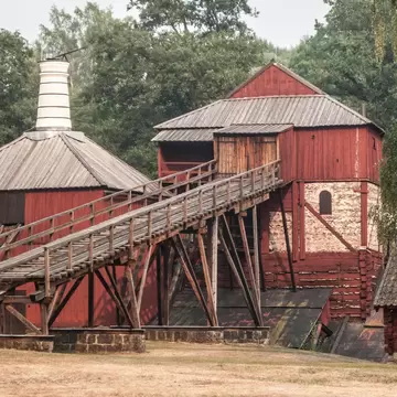 Engelsberg Ironworks. This site is the best-preserved and most complete example of this type of Swedish ironworks. Sweden - UNESCO World Heritage Site; Shutterstock ID 85469098;