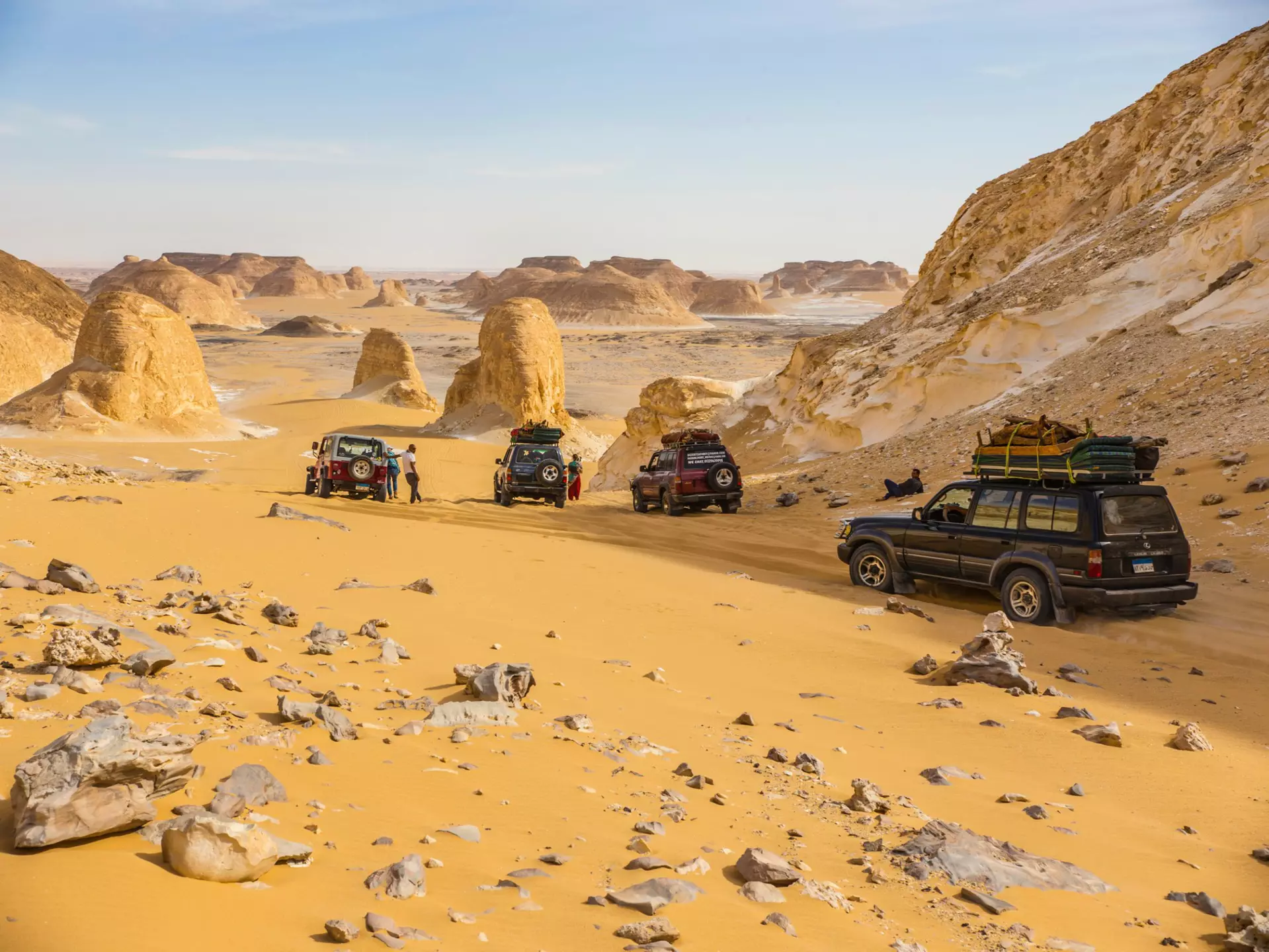 Road trips in Egypt range from coastal jaunts to dramatic desert drives. Sun_Shine/Shutterstock
