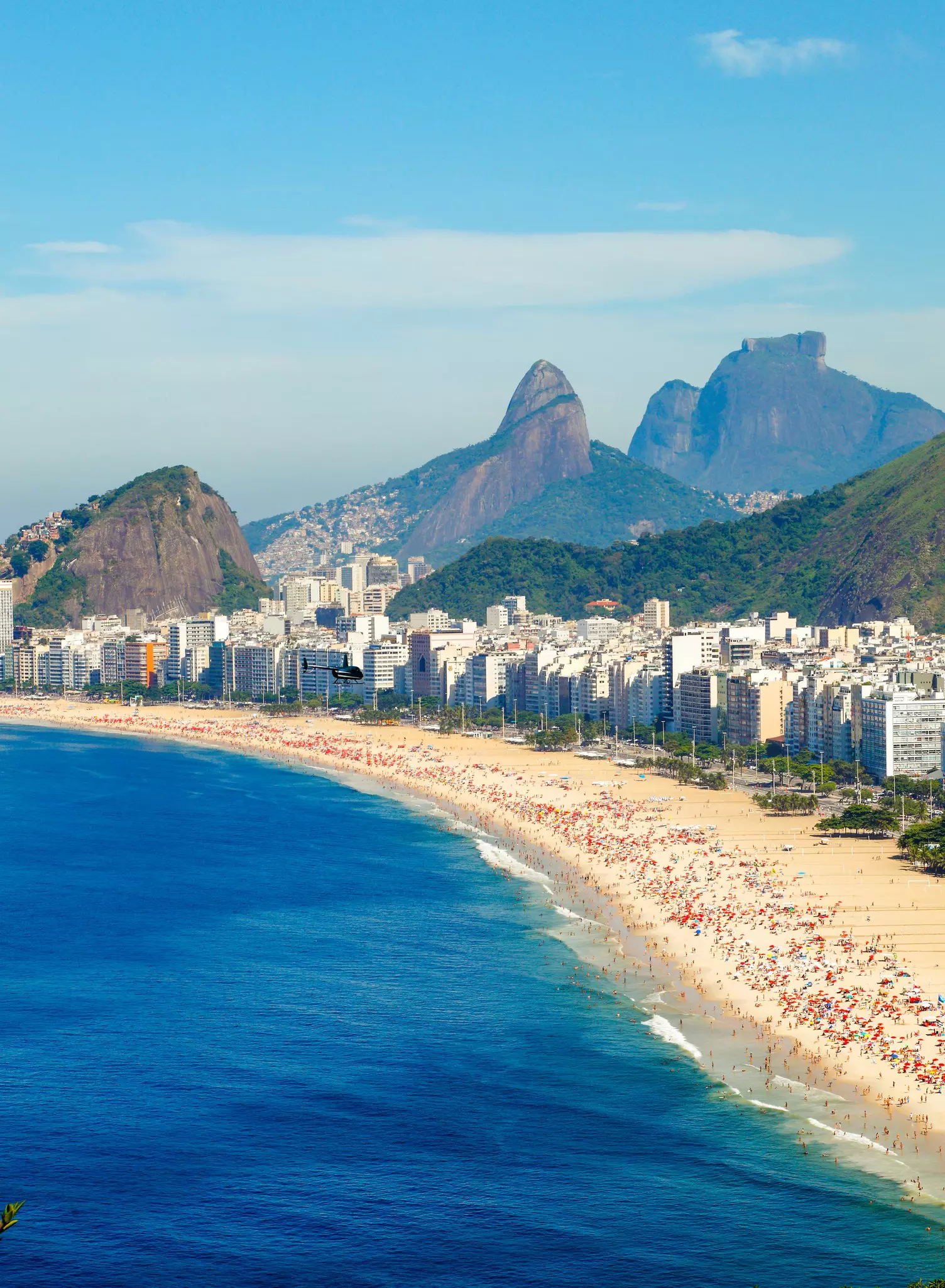 Copacabana Beach in Rio de Janeiro, Brazil