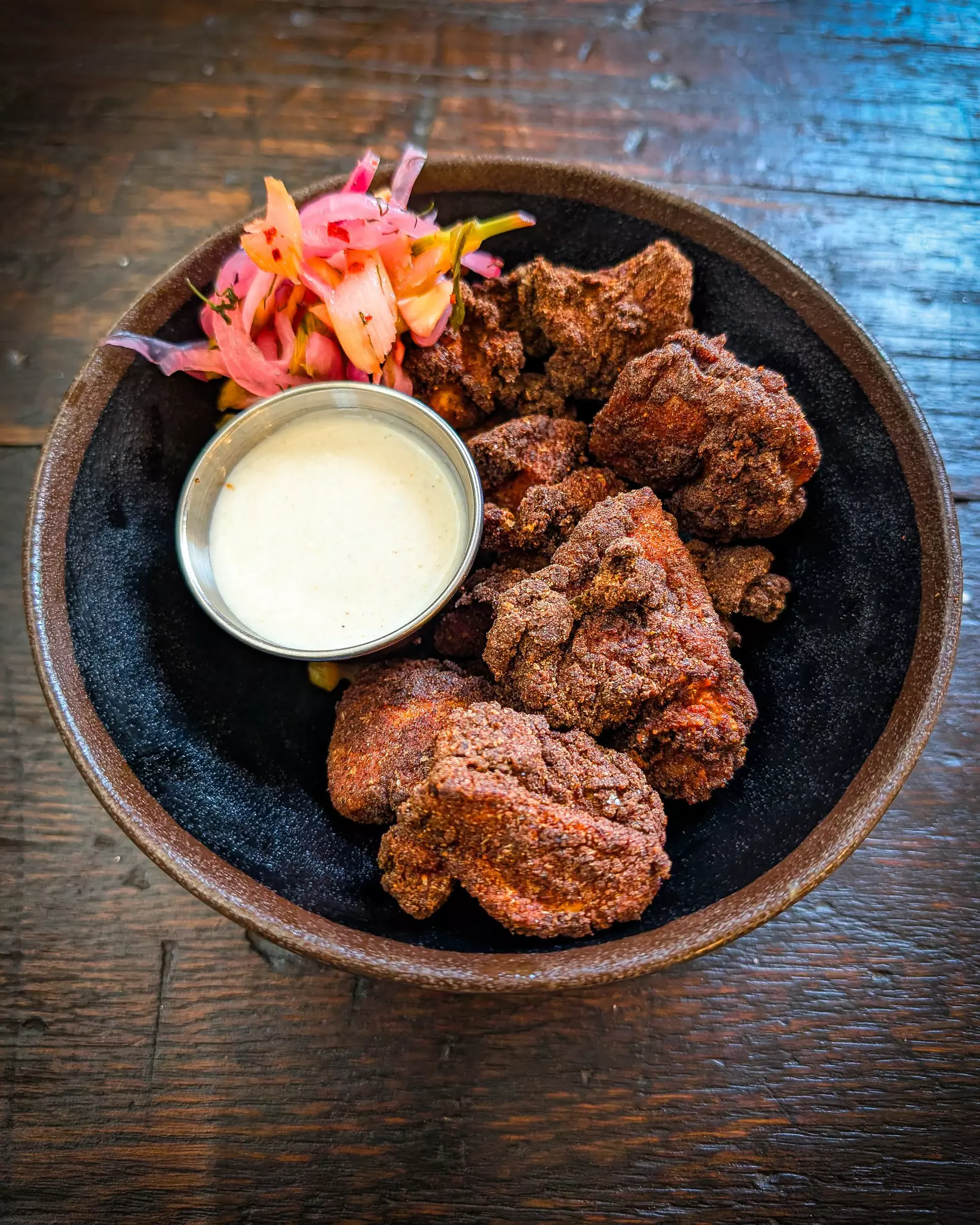 Kerala fried chicken at Thattu in Chicago.