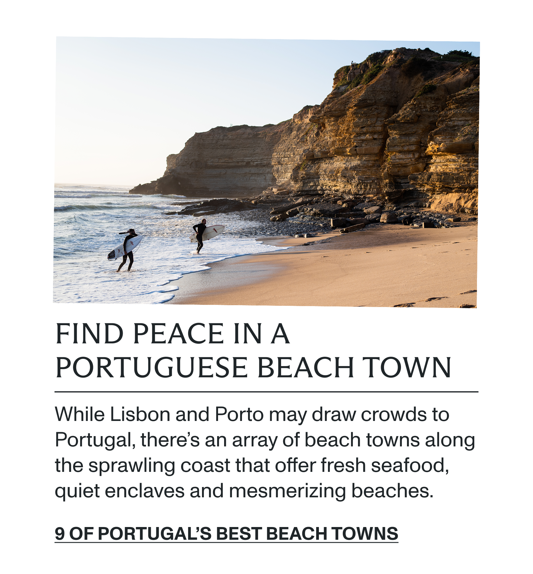 9 of Portugal's best beach towns