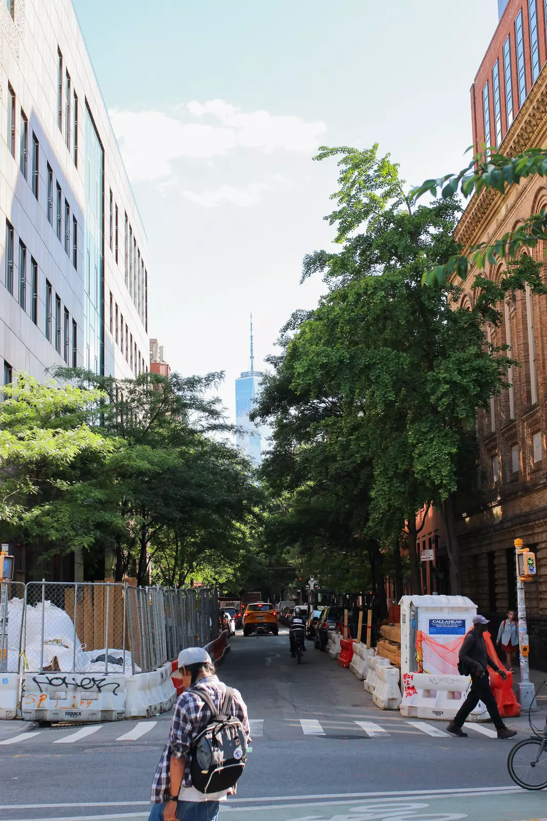 View of One World Trade from Washington Square Park in New York City