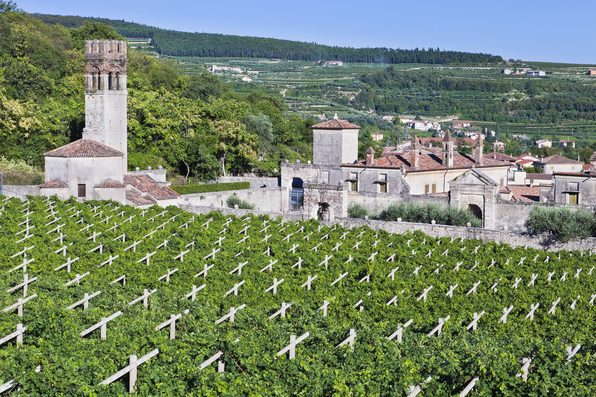 Villa della Torre is an original example of Venetian Renaissance architecture built around 1560 in Fumane, a village in Valpolicella.