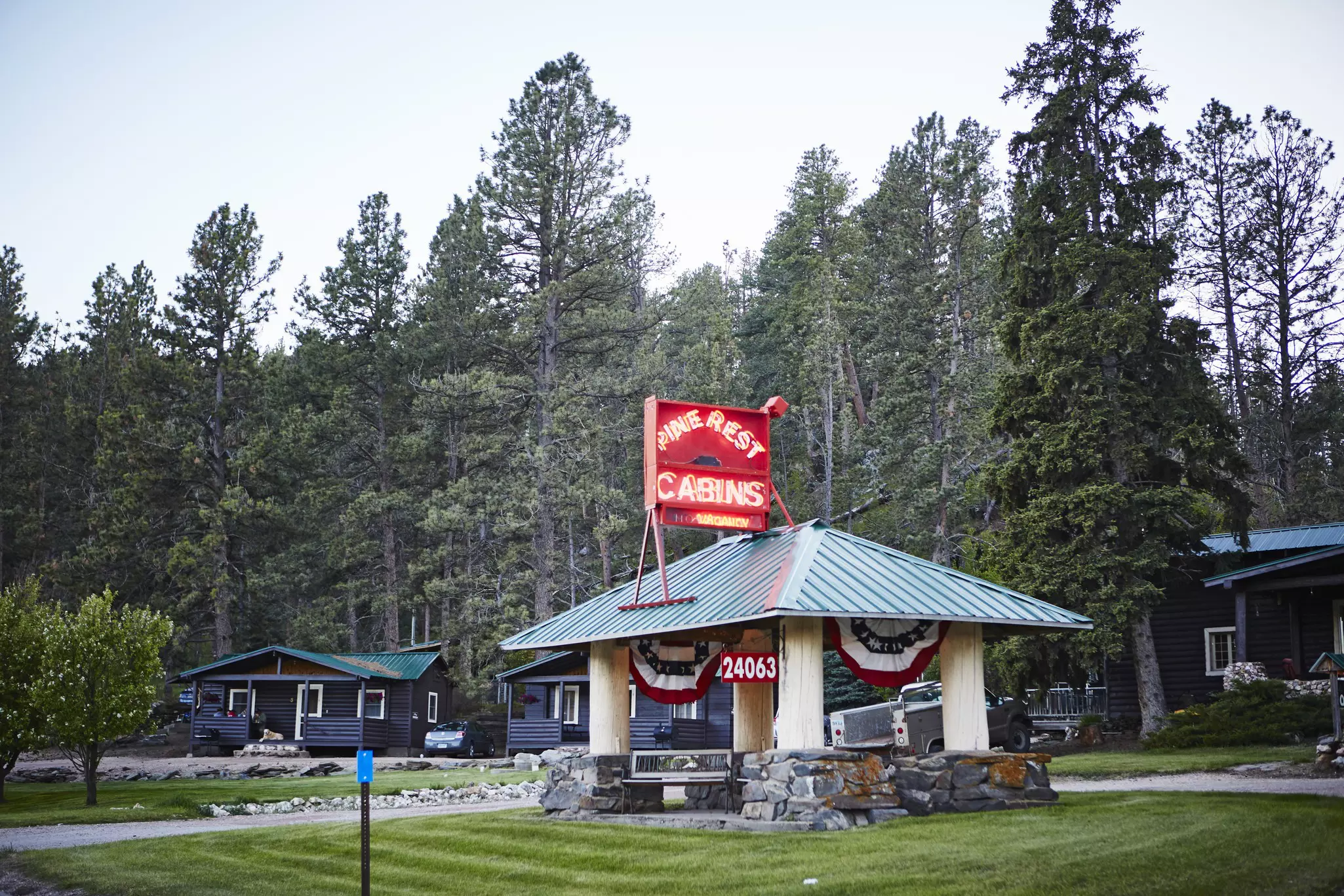 Pine Rest cabins in the Black Hills, South Dakota