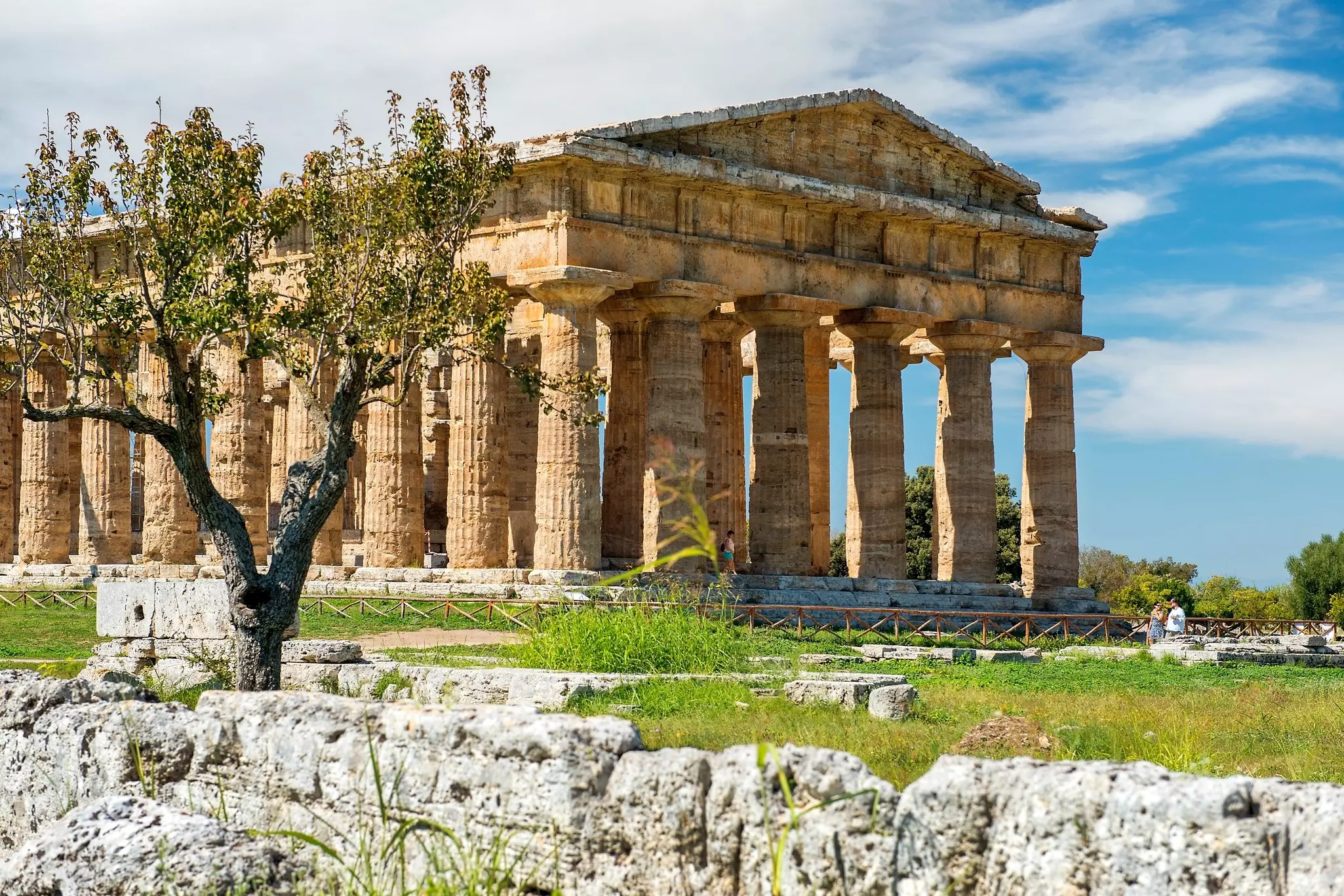 An ancient temple ruin.