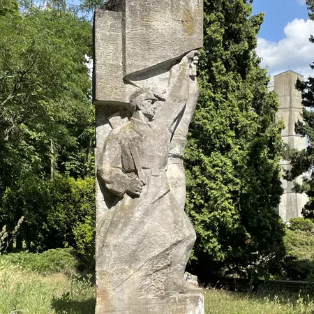 A monument in Citadel Park in Poznań, Poland.