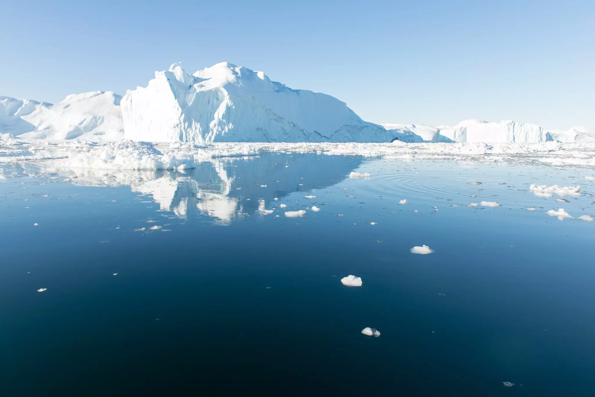Icebergs calve from Ilulissat glacier and gather in Disko Bay. Andreas Altenburger / 500px
