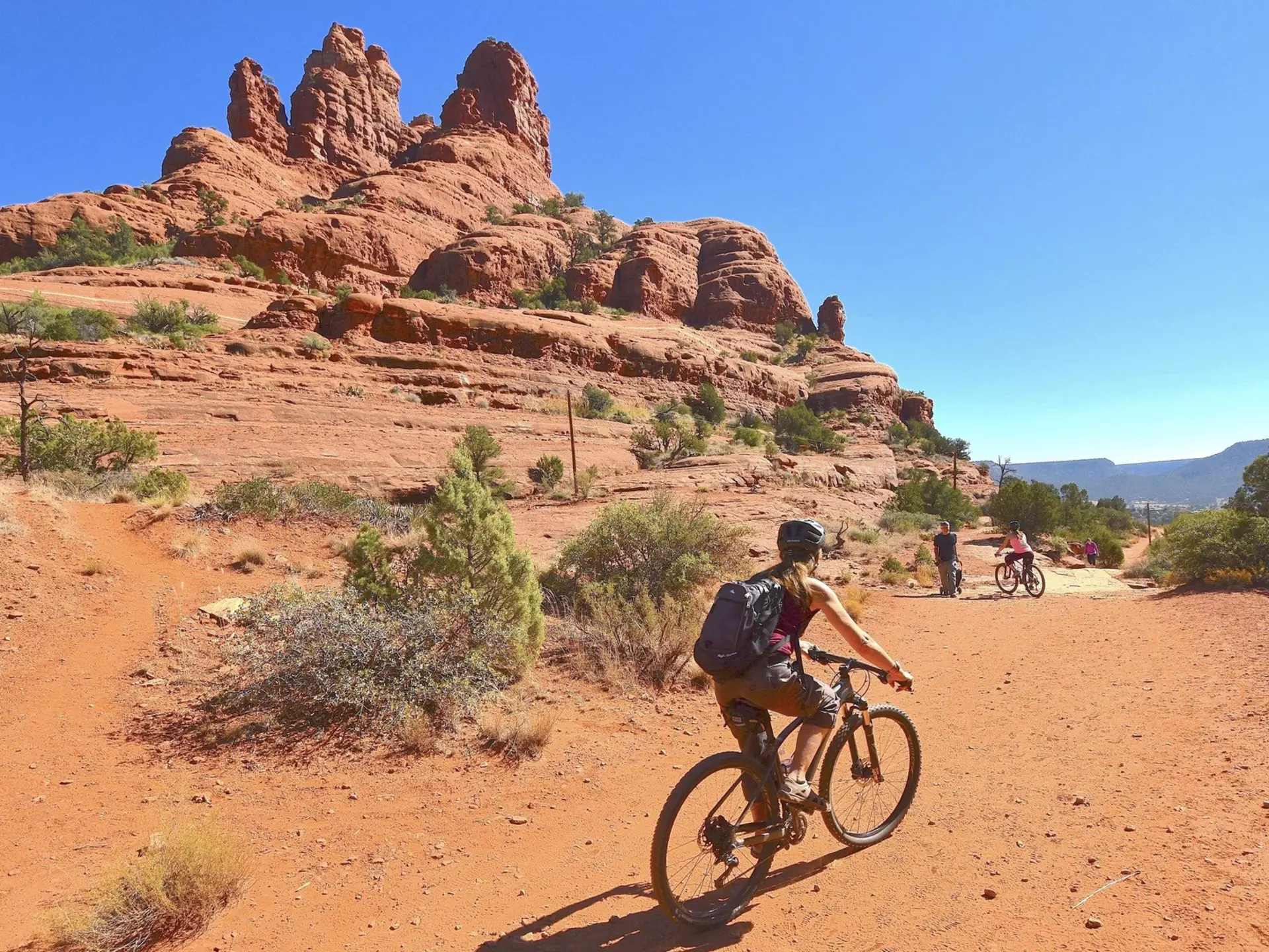 On a hike or bike ride, you can tap into Sedona’s dreamy desert vibes. Lissandra Melo/Shutterstock