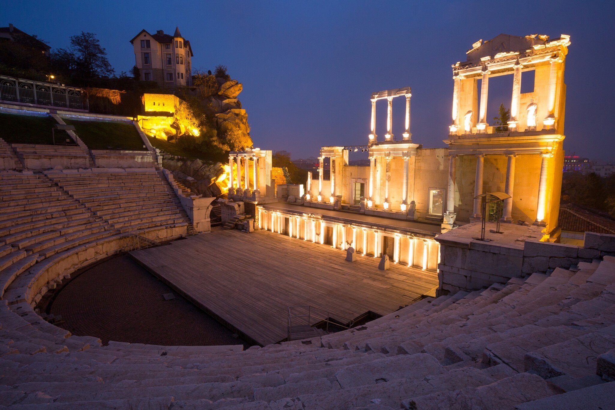 The ancient theatre of Philippopolis.