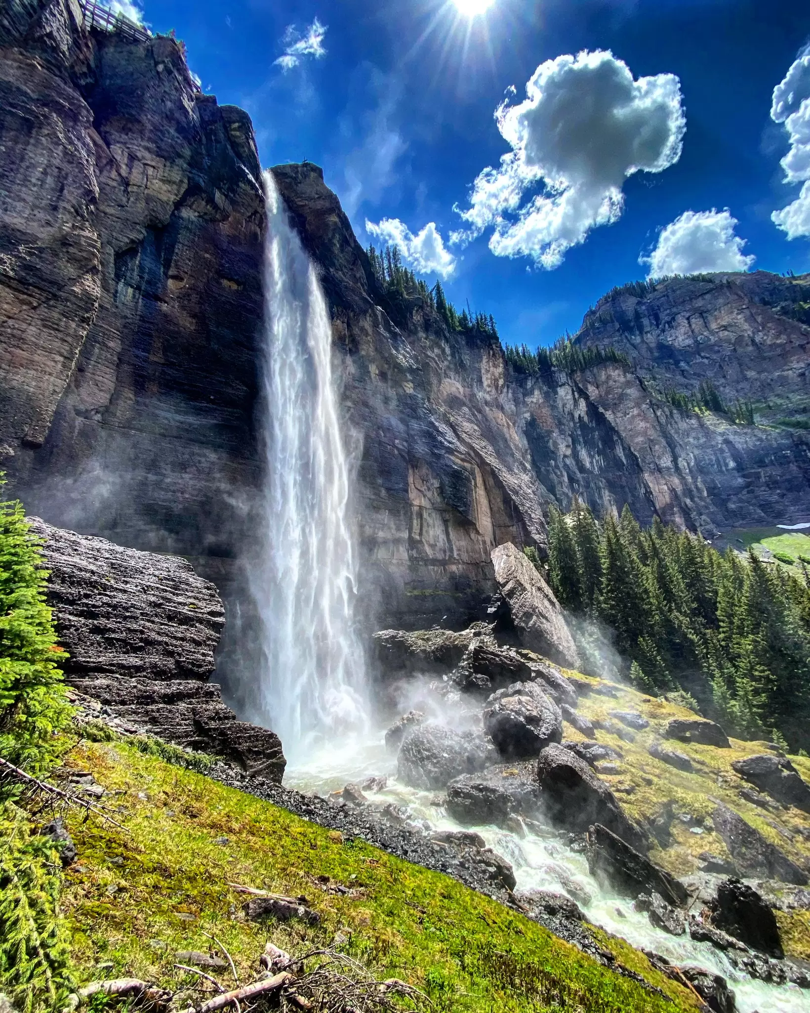Bridal Veil falls waterfall in Tulluride, Colorado., License Type: media, Download Time: 2025-03-17T13:14:51.000Z, User: meg3348277, Editorial: false, purchase_order: 56530 - Guidebooks, job: Global Publishing-WIP, client: Colorado 5, other: Megan Cassidy