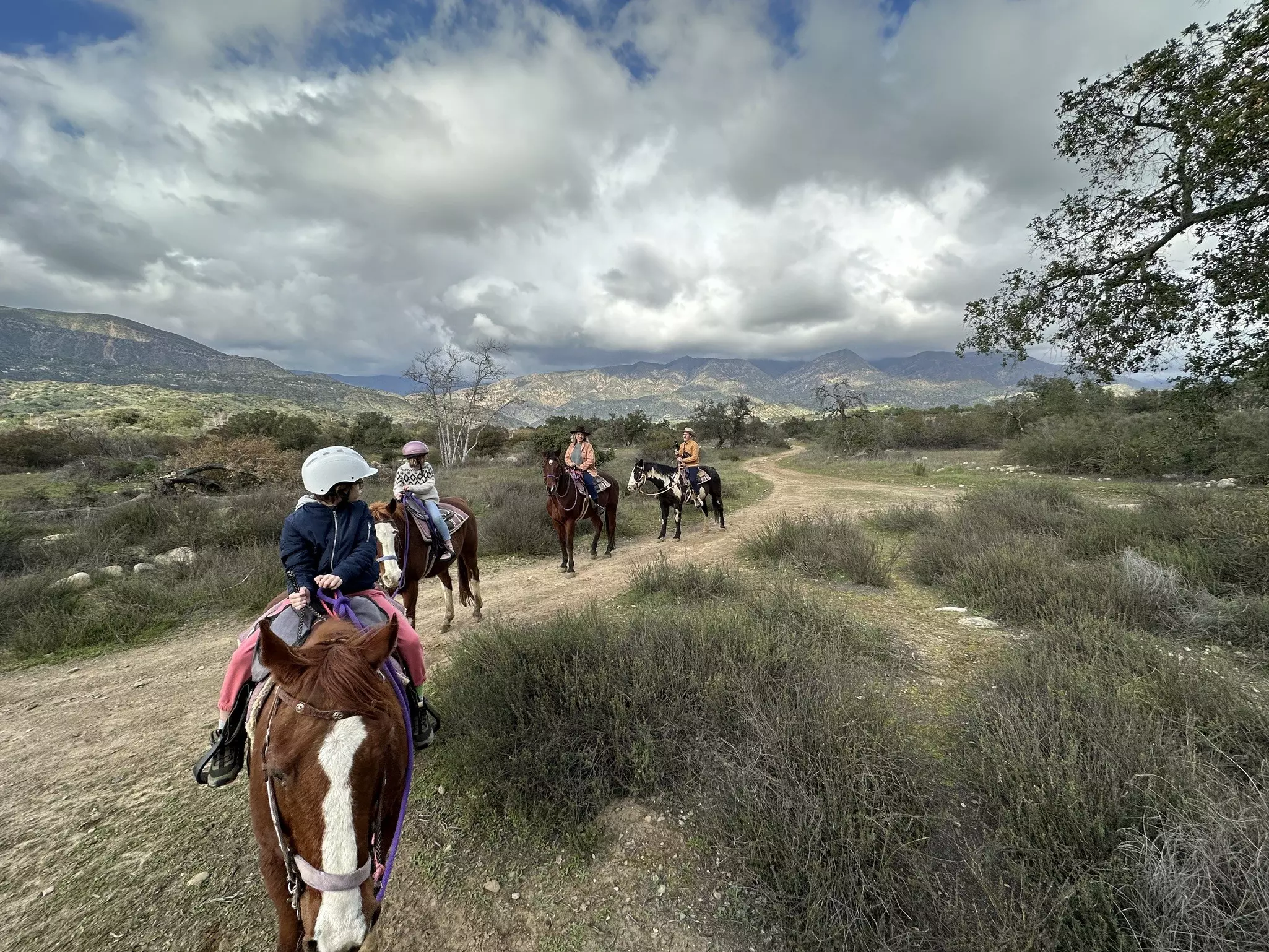 Gemma Ingalls says her family loves  horseback riding in Ojai  © The Ingalls Family / Lonely Planet