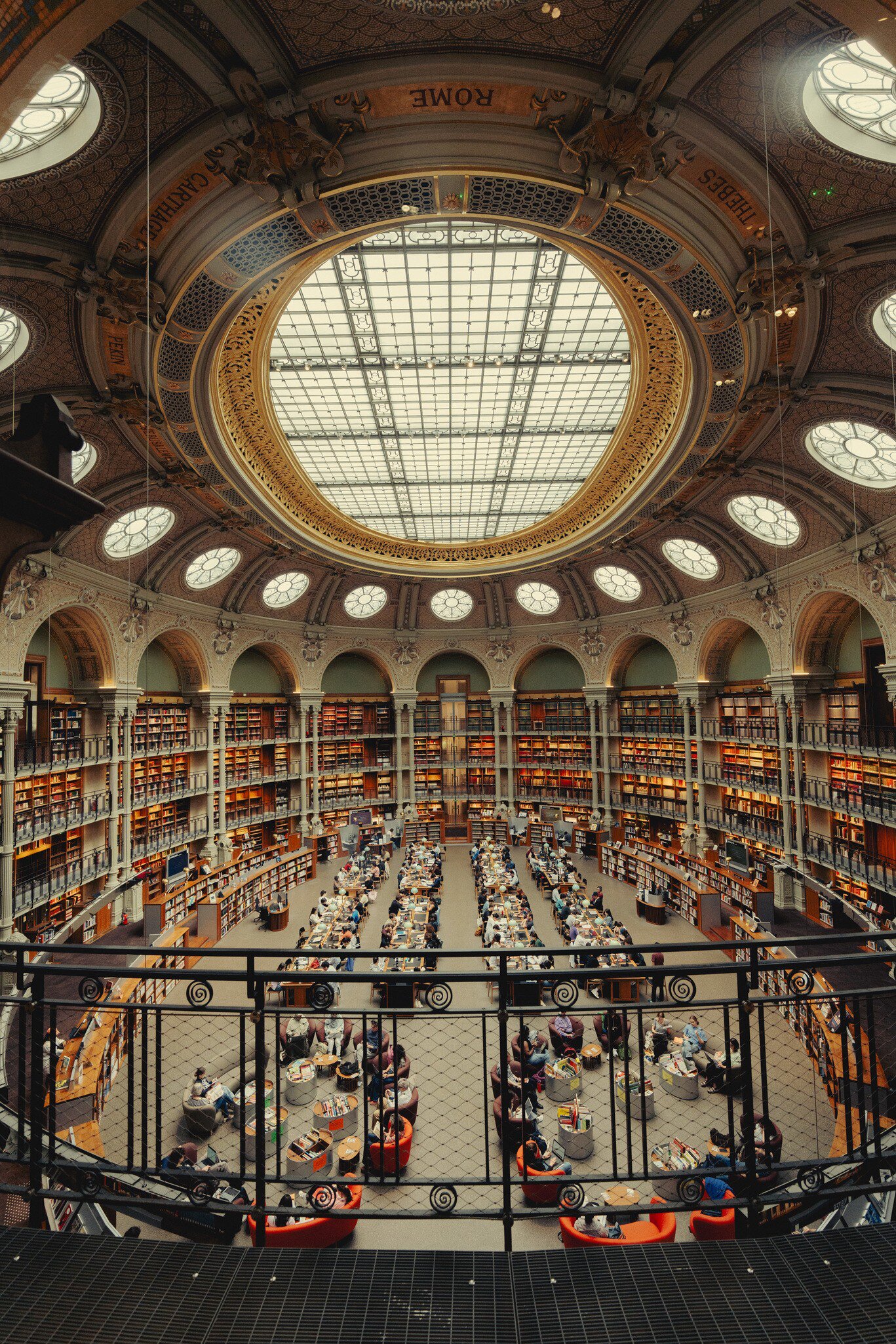 Richelieu site of the Bibliothèque Nationale de France, Paris, France.
