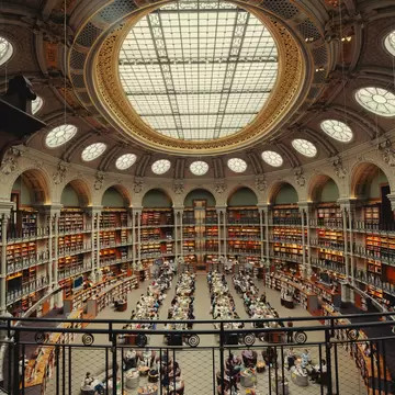 Richelieu site of the Bibliothèque Nationale de France, Paris, France.