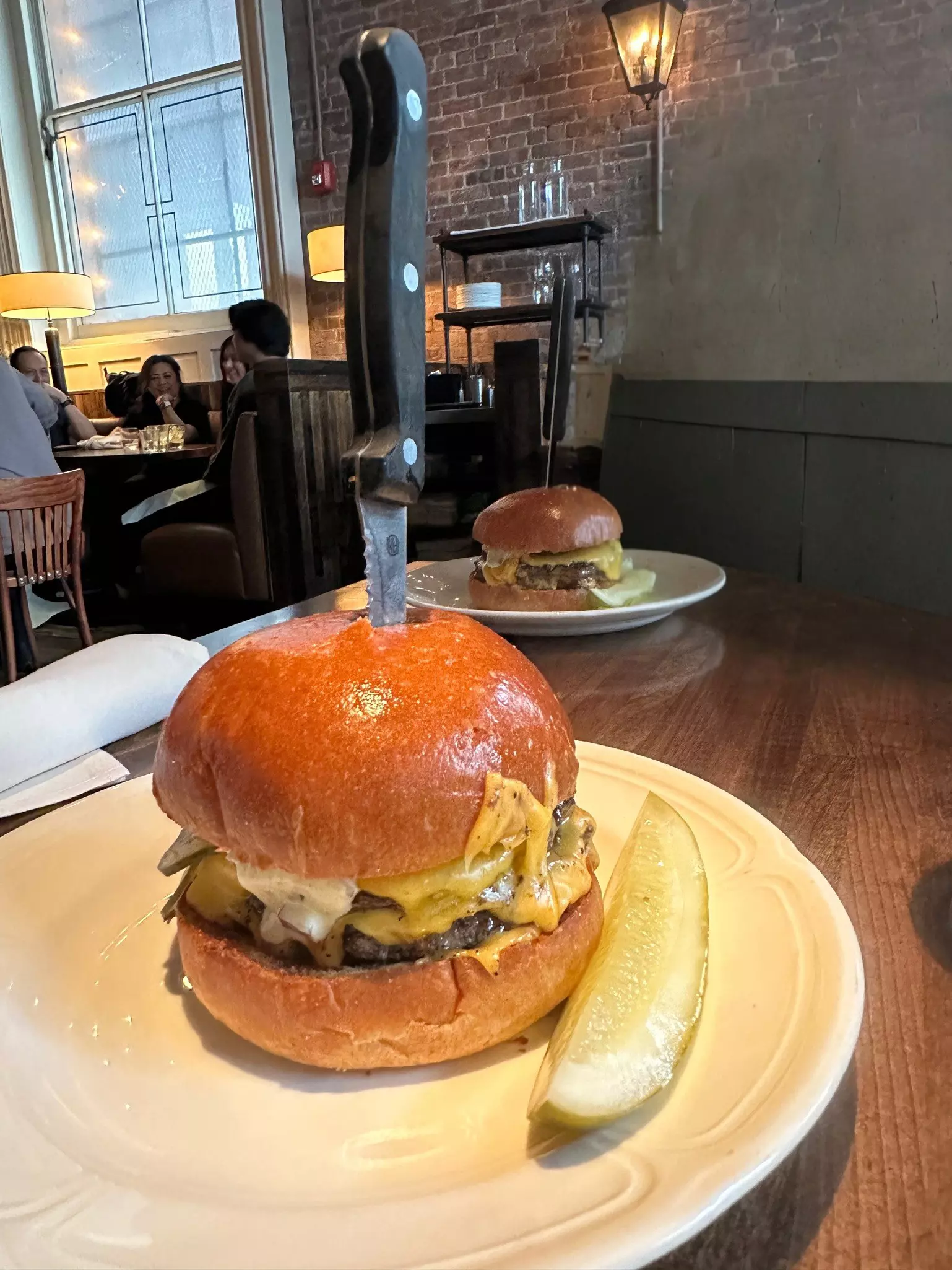 Burger at Au Cheval in New York City