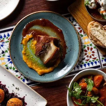Dishes at the Simply Spanish restaurant in Melbourne, Australia. 