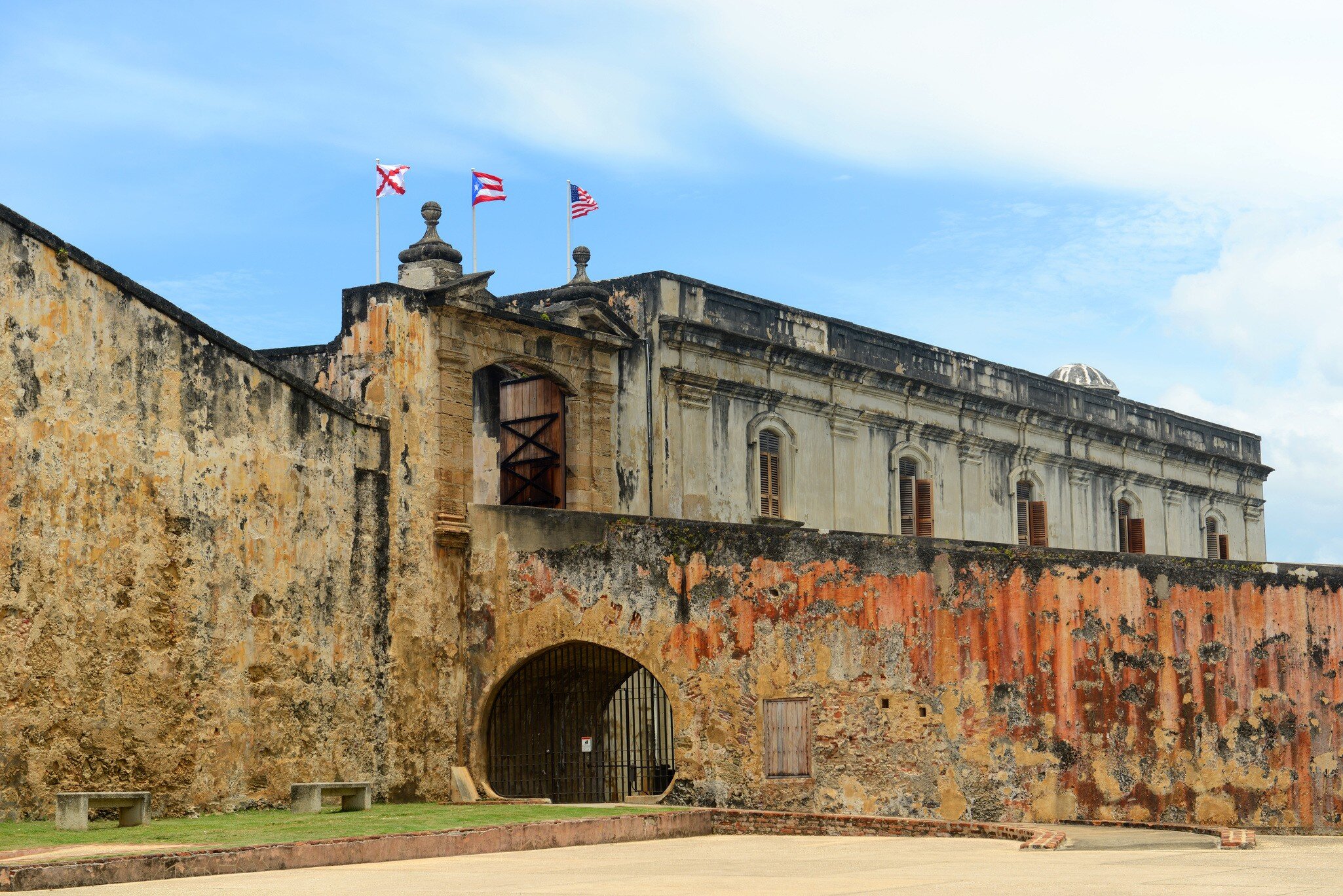 Castillo de San Cristobal, San Juan, Puerto Rico.