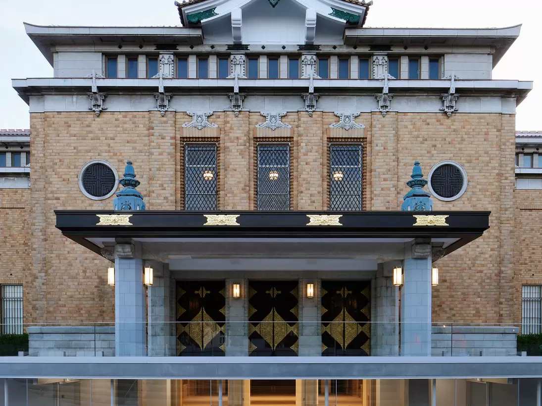 **RIGHTS MANAGED** Contact: pr@kyoto-museum.jp 

Kyoto City KYOCERA Museum of Art , entrance facade