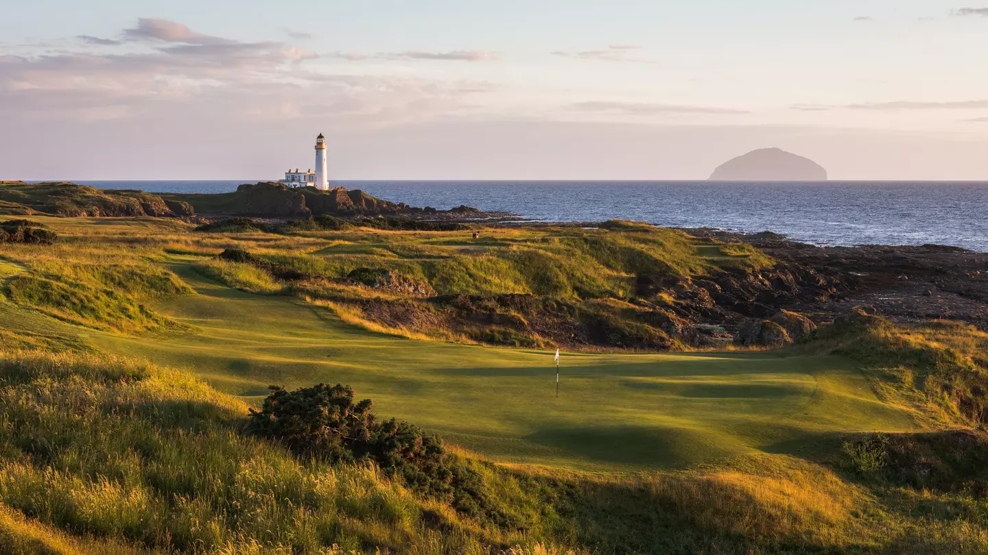 The Turnberry golf course lighthouse. Dale Kelly / Shutterstock