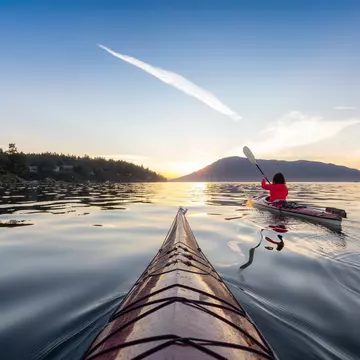 Explore Vancouver's islands on a kayaking trip. EB Adventure Photography/Shutterstock