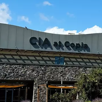 Exterior view of CIA Culinary Institute of America at Copia culinary center - Napa, California, USA - September 8, 2025, License Type: media, Download Time: 2026-08-11T16:27:02.000Z, User: LP_NZhan, Editorial: true, purchase_order: 65050 - Digital Destinations and Articles, job: App Content, client: Lonely Planet App, other: Nadine Zhan