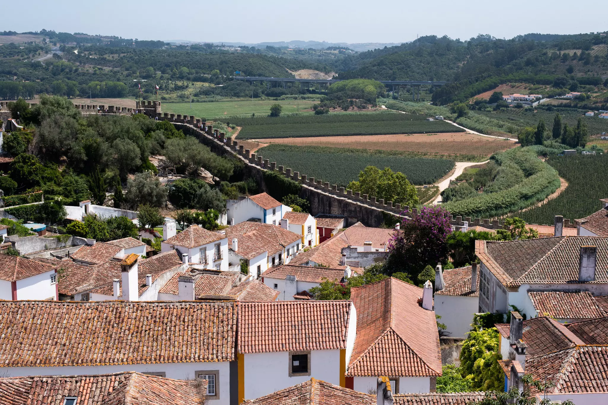 August 2024: Fortified walls, Obidos