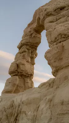 Teapot Arch is one of the best known of the many hoodoos, spires, and slot canyons in the park