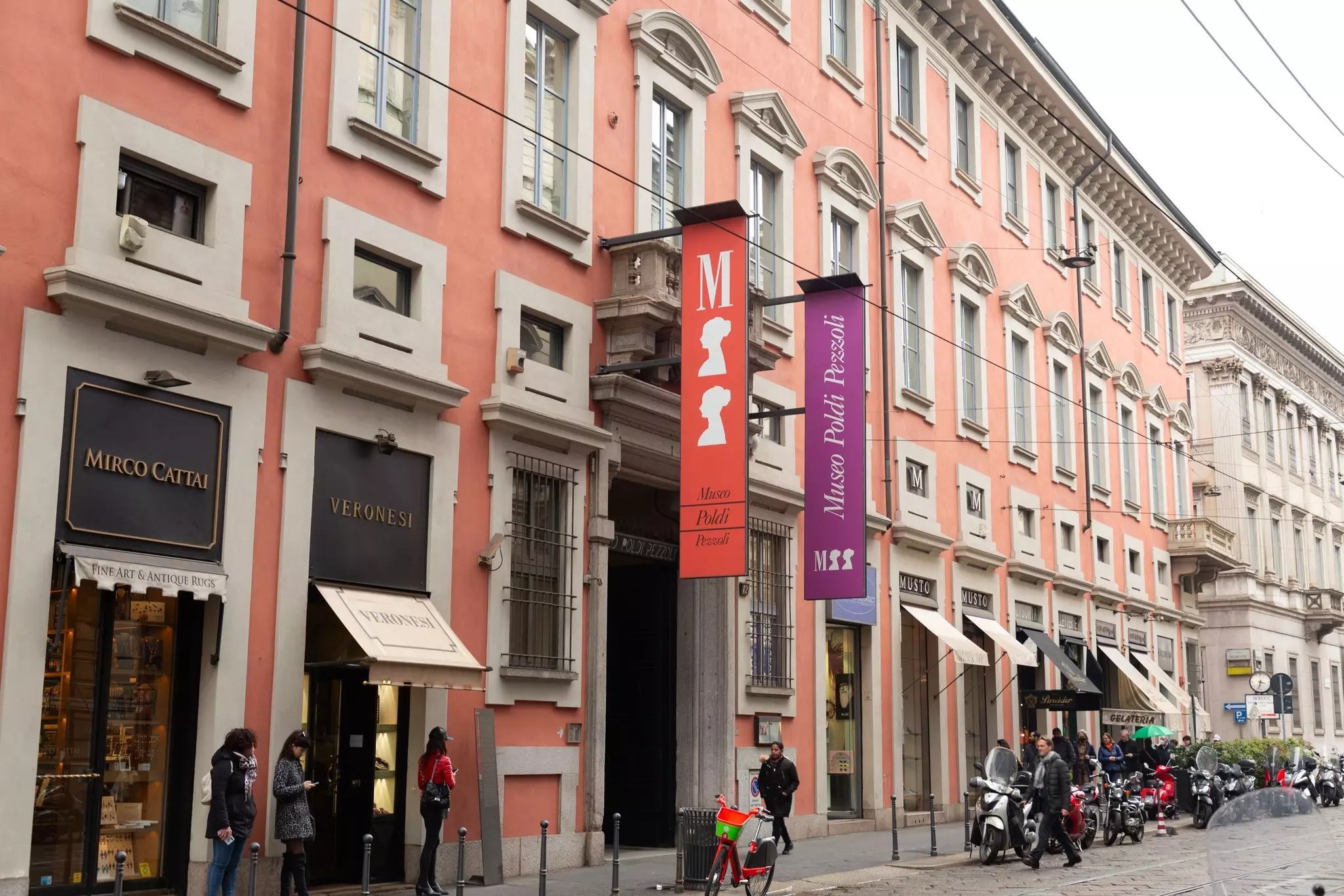 Milan, Italy - March 30: The Quadrilatero della moda or Via Montenapoleone is a high-class shopping district in the centre  of Milan, Italy., License Type: media, Download Time: 2024-12-16T19:01:07.000Z, User: comptonsheldon109, Editorial: true, purchase_order: 56530 - Guidebooks, job: Global Publishing WIP, client: Italian Lakes 4, other: Compton Sheldon
