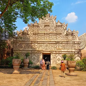 Yogyakarta, Indonesia. 11 October 2024. Main gate at Taman Sari water castle - the Royal garden of sultanate of Yogyakarta, License Type: media, Download Time: 2025-02-06T21:38:17.000Z, User: katelyn.perry_lonelyplanet, Editorial: true, purchase_order: 65050 - Digital Destinations and Articles, job: wip, client: wip, other: Katelyn Perry