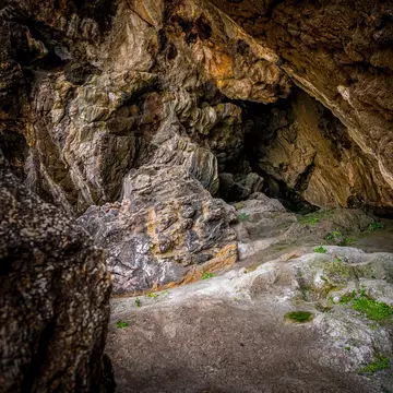 Dionysos or Dionisos cave for god of wine temple inside cavern rock formations at Iero beach on Ikaria island, Greece, License Type: media, Download Time: 2025-12-05T19:42:02.000Z, User: LP_YKhanna, Editorial: false, purchase_order: 65050 - Digital Destinations and Articles, job: LP, client: App Content, other: Yuvraj Khanna