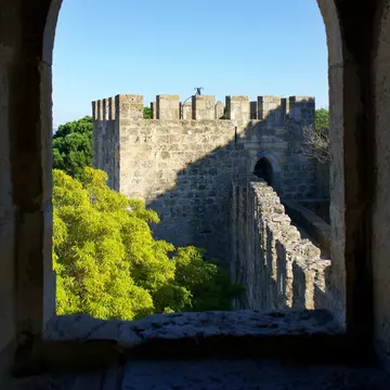 View of the Castelo de São Jorge in Lisbon, Portugal.